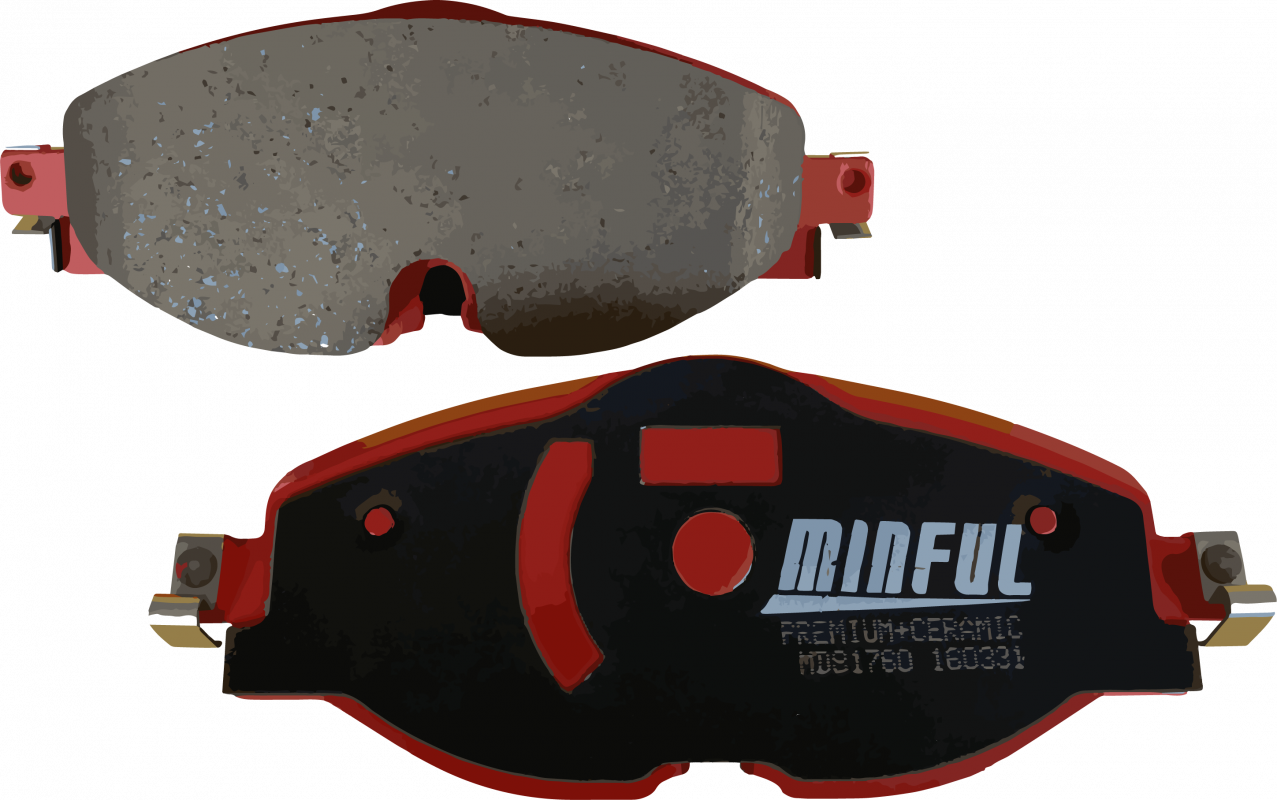 Minful Friction Advanced Ceramic + brake pads. Made in Taiwan